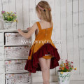 Corduroy Fabric Ruffle Boutique Clothing Sets